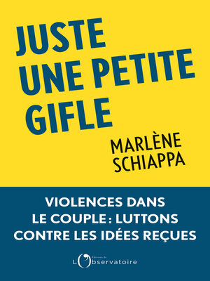 cover image of Juste une petite gifle